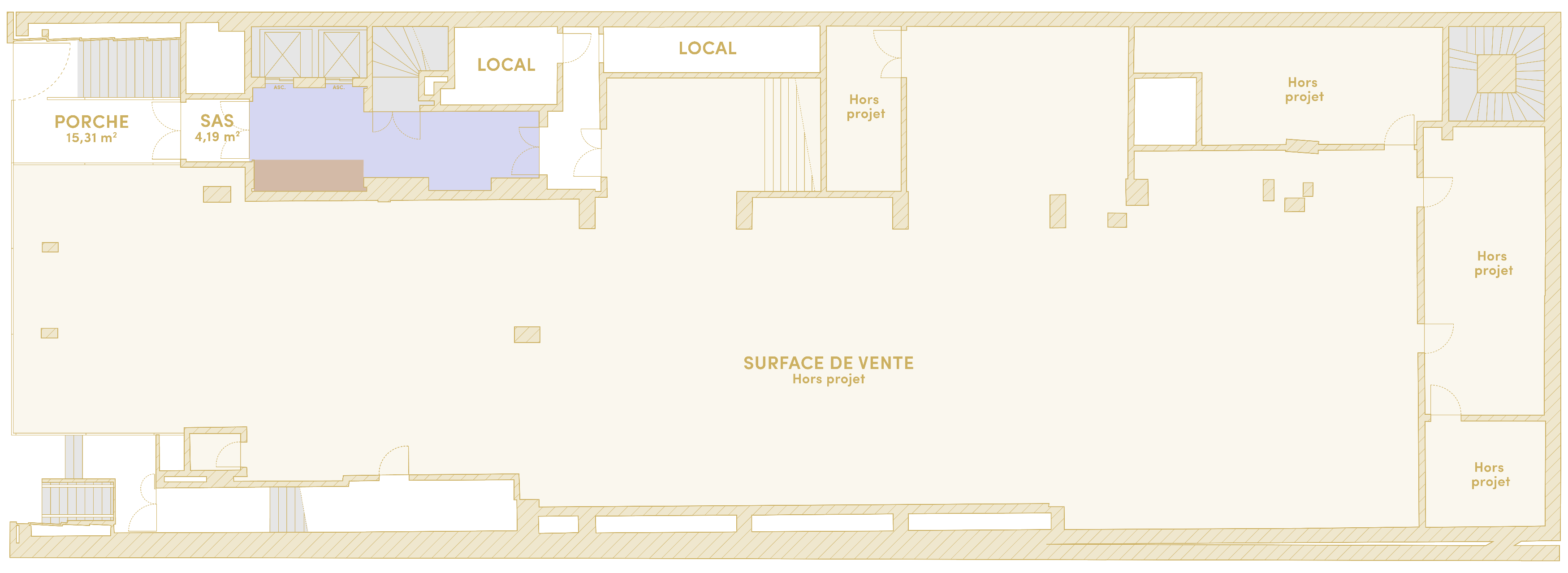 Plan d'étage RDC
