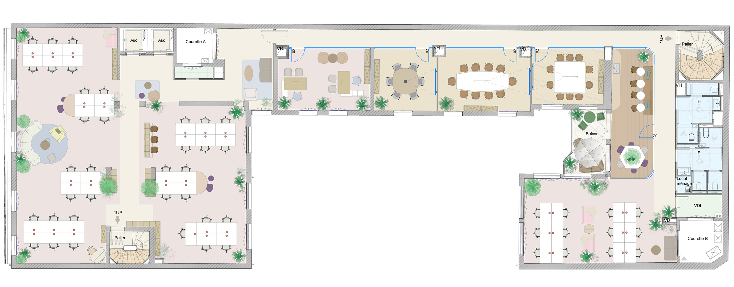 Plan d'implantation R+4